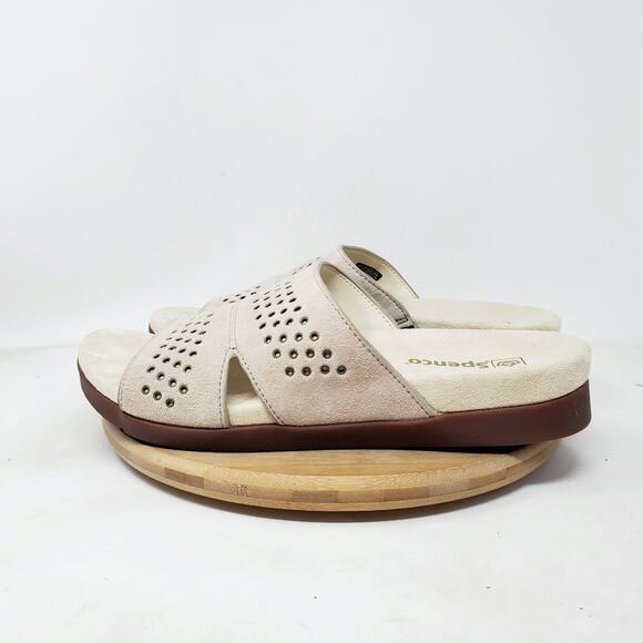 Spenco Sandals Womens 8 Twilight Slide Studded Slip On Comfort‎ Shoes - Picture 6 of 12